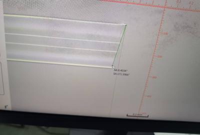 Cuchilla de fibra en ángulo de 8 grados